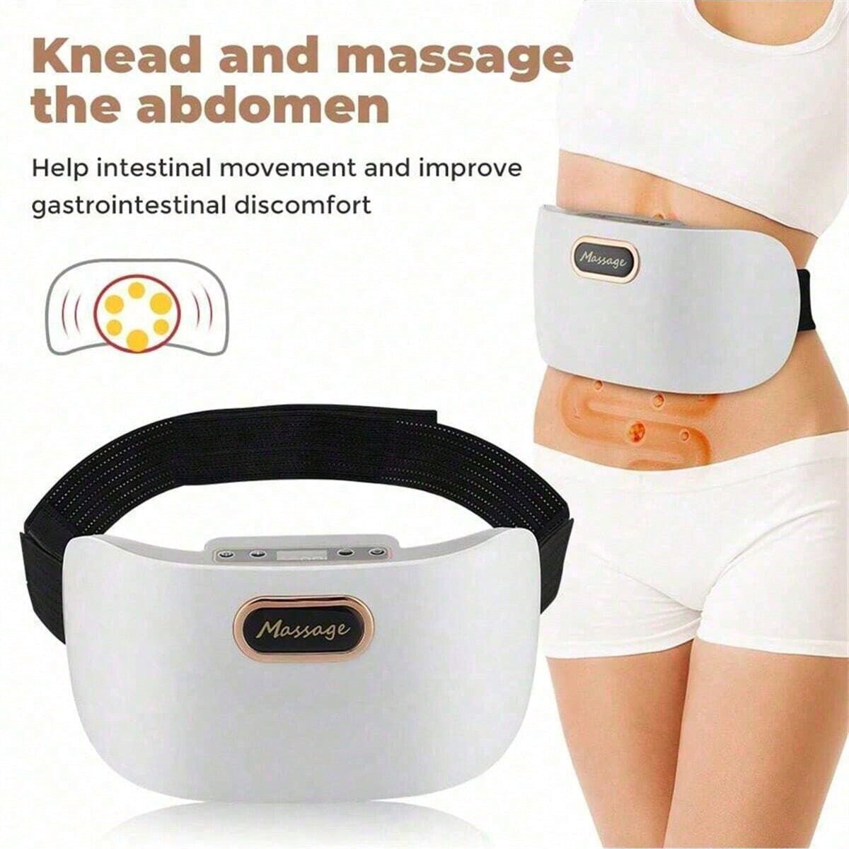 Electric Abdominal Massager - Deep Tissue Vibration for Belly & Knee Relief