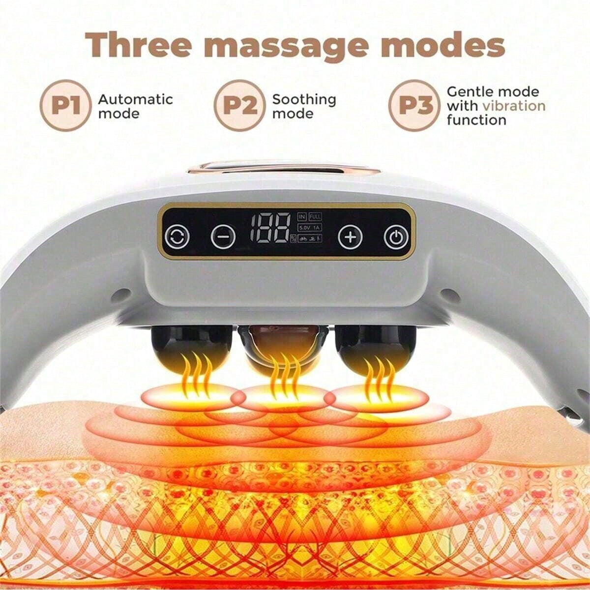 Electric Abdominal Massager - Deep Tissue Vibration for Belly & Knee Relief