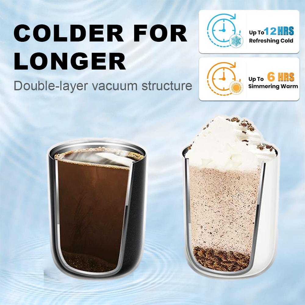 Mini Insulated Coffee Mug | 304 Stainless Steel Vacuum Thermos Travel Cup (Hot/Cold)