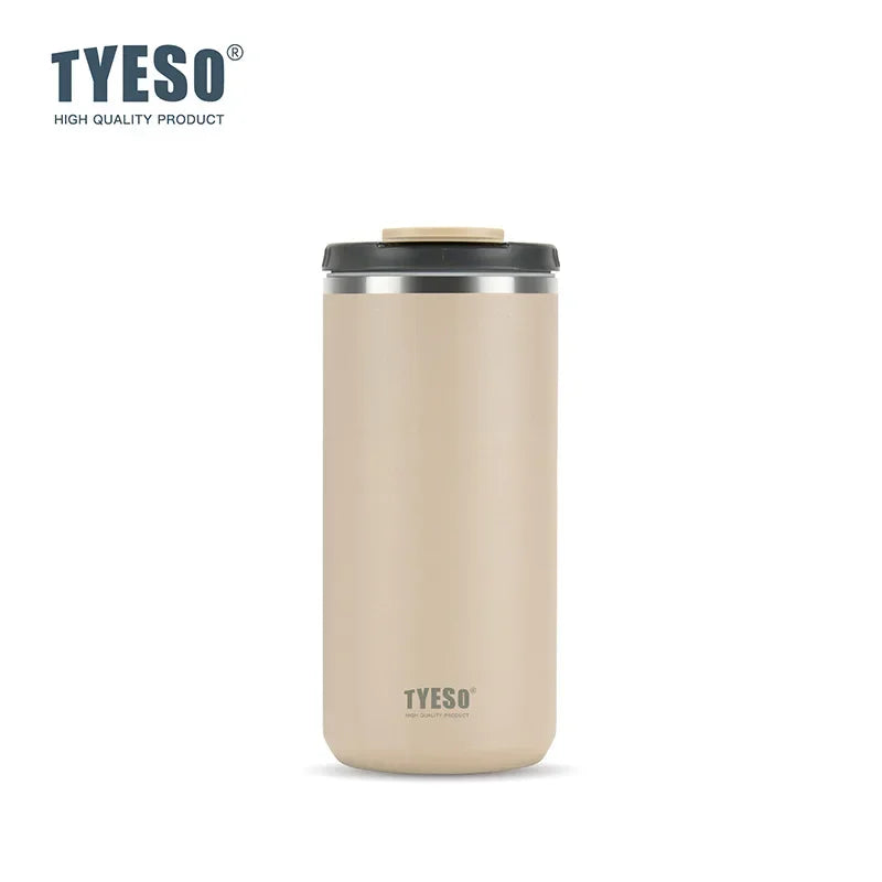 Tyeso Large-Capacity Travel Tumbler | 304 Stainless Steel Insulated Office & Car Cup - Khaki，750ML