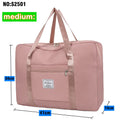 Foldable Extra-Large Nylon Moving & Travel Storage Bag (Zippered) - Pink / M