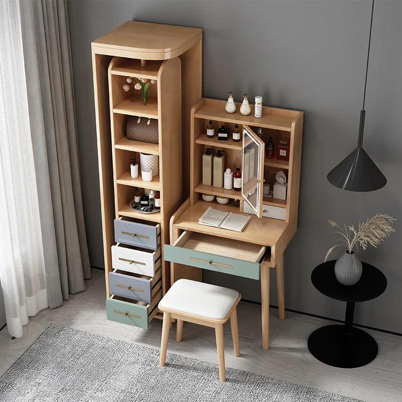 Classic Luxury Vanity Table | Modern Bedroom Makeup Desk with Storage - style 3