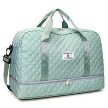 Travel Duffel Bag with Shoe Compartment | Multi-Function Gym & Weekend Luggage Bag - ZMN026-green