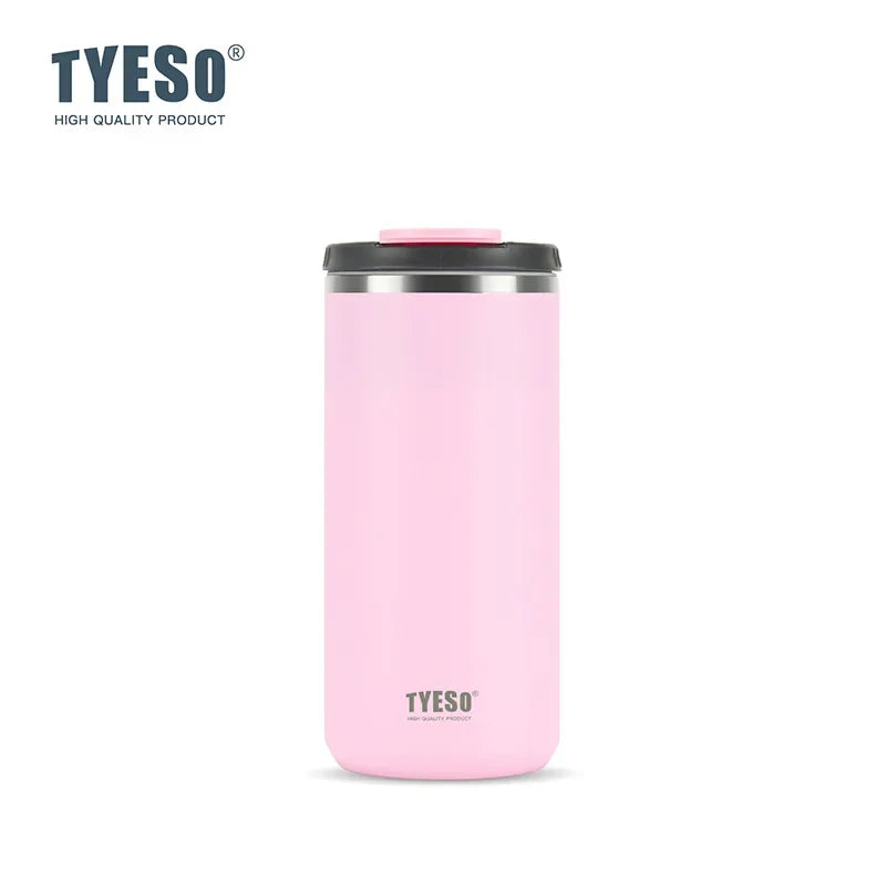 Tyeso Large-Capacity Travel Tumbler | 304 Stainless Steel Insulated Office & Car Cup - Pink，750ML