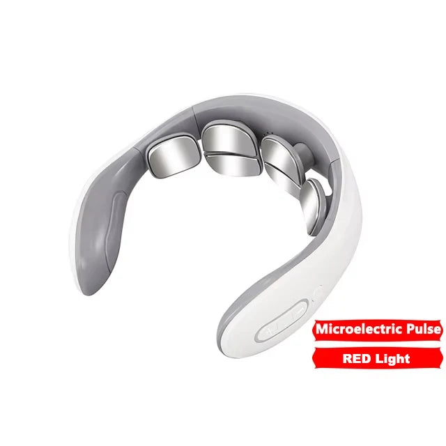 Rechargeable Neck Massager with Light & Heat | Portable Relaxation Device - basic