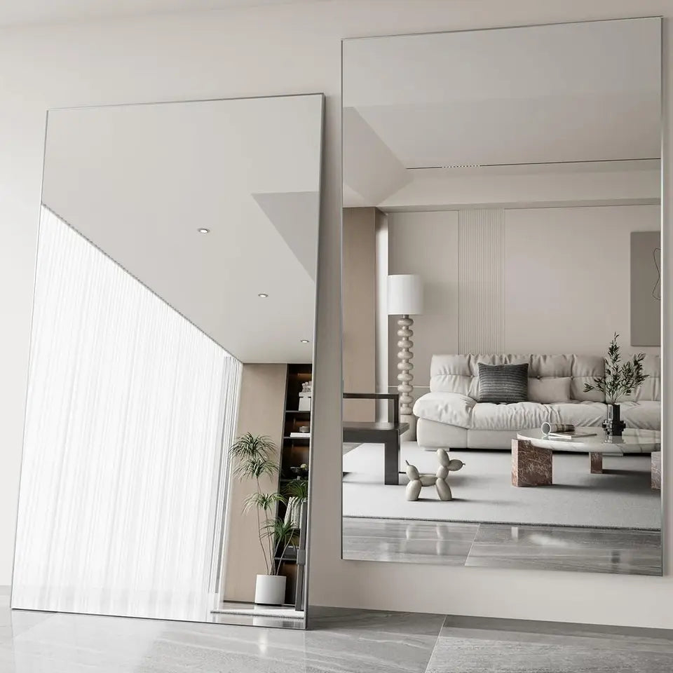 Shatterproof Floor Mirror 71×39" - Glassless Full Length Wall Mirror