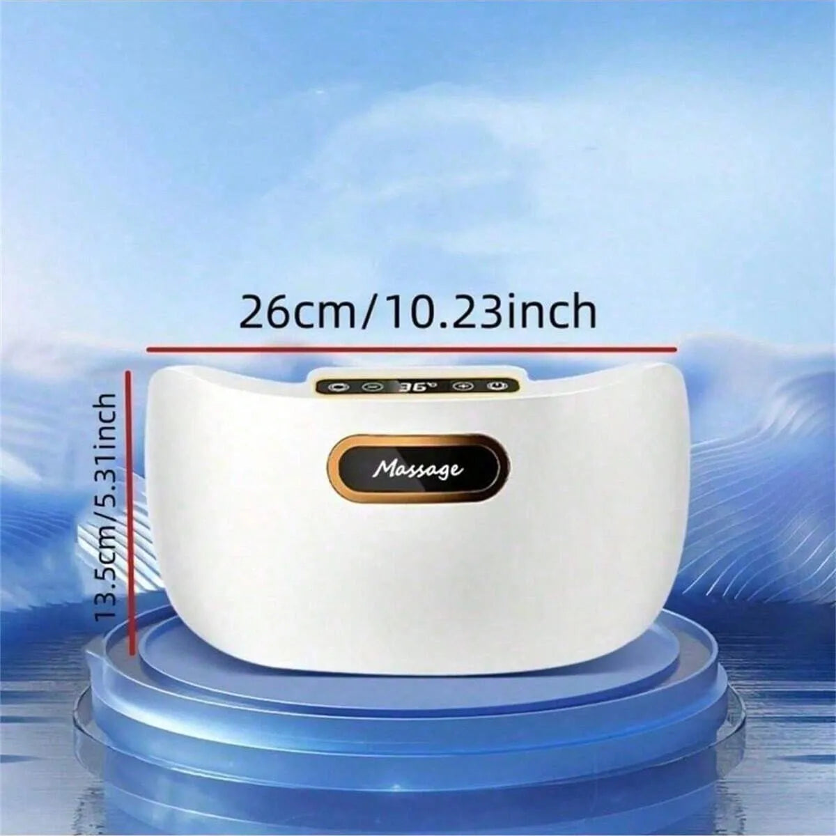 Electric Abdominal Massager - Deep Tissue Vibration for Belly & Knee Relief