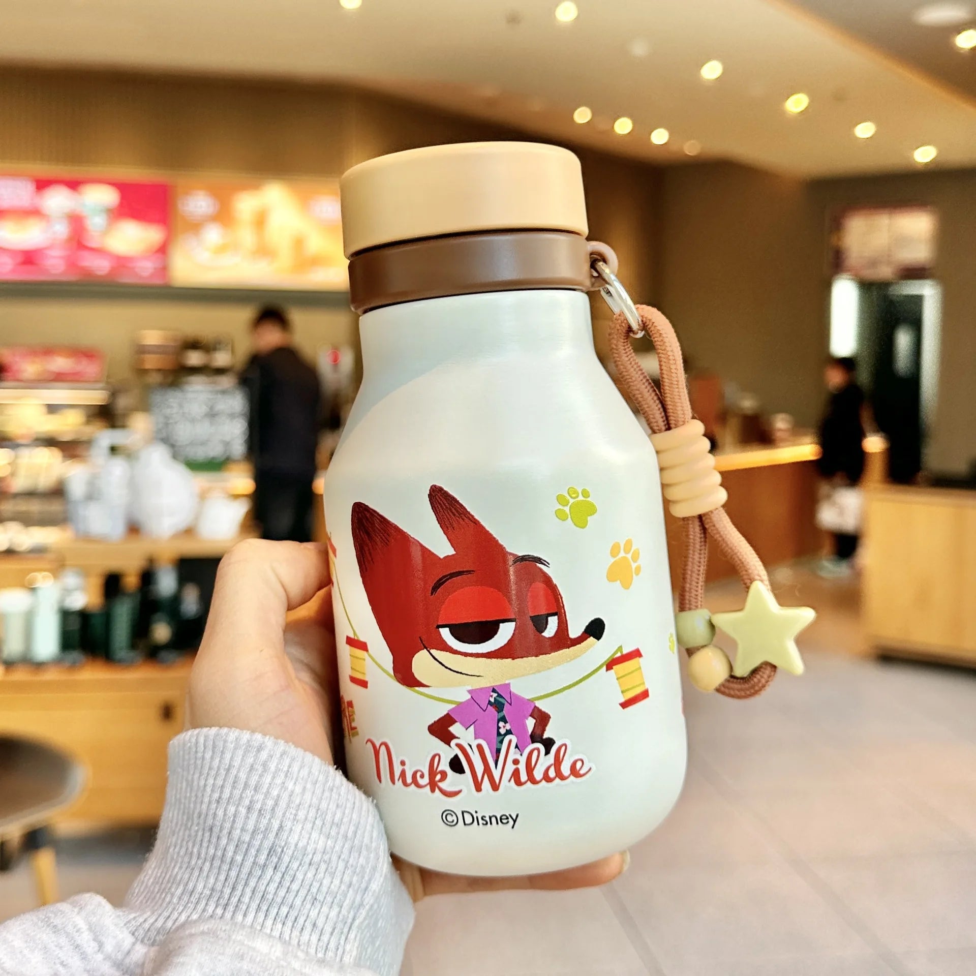 Cute Cartoon Couple Thermos Cup with Straw | Large-Capacity Insulated Travel Tumbler - 23.480ml，450-800ml