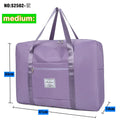 Foldable Extra-Large Nylon Moving & Travel Storage Bag (Zippered) - Purple / M