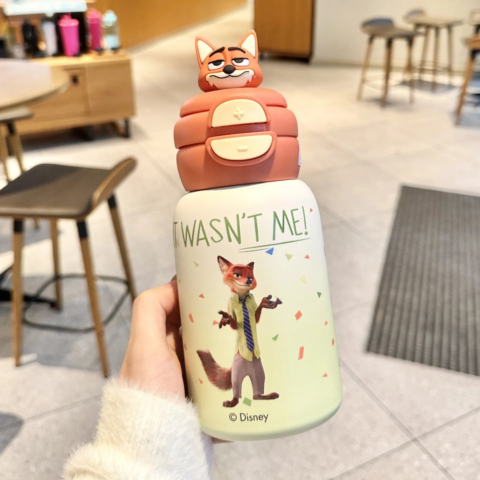 Cute Cartoon Couple Thermos Cup with Straw | Large-Capacity Insulated Travel Tumbler - 18.580ml，450-800ml