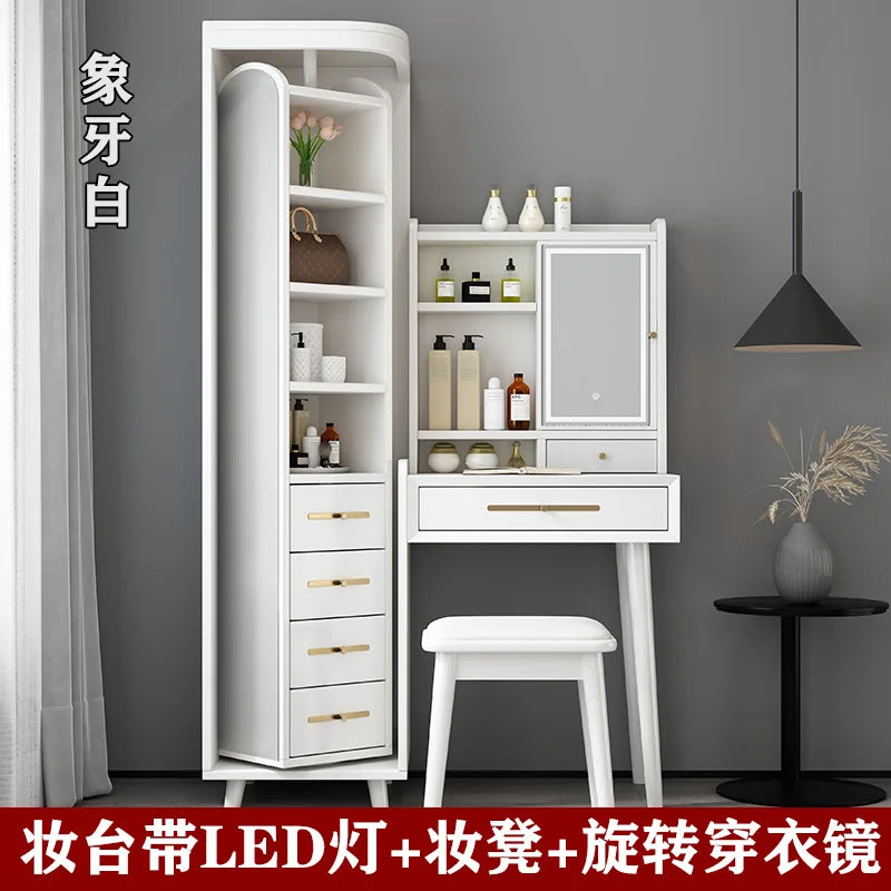 Classic Luxury Vanity Table | Modern Bedroom Makeup Desk with Storage - style 2