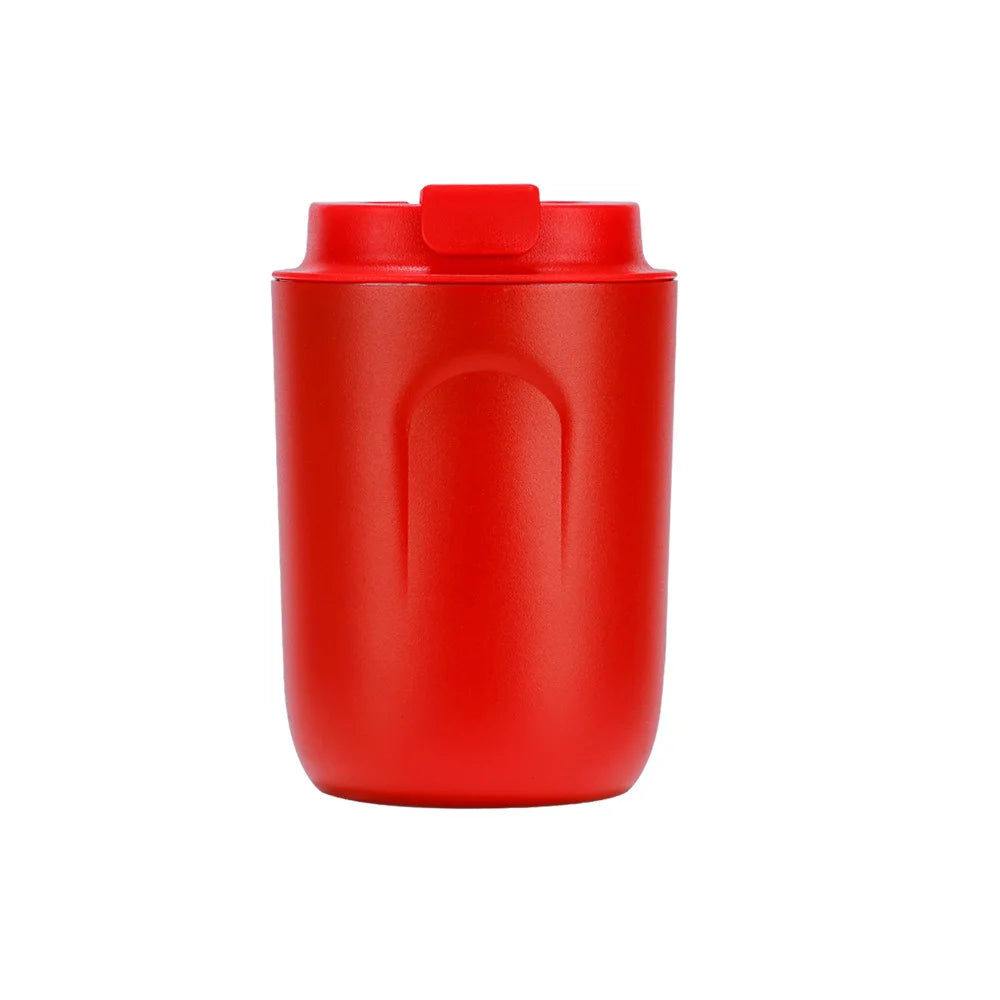 Mini Insulated Coffee Mug | 304 Stainless Steel Vacuum Thermos Travel Cup (Hot/Cold) - Red Thermos，220ML