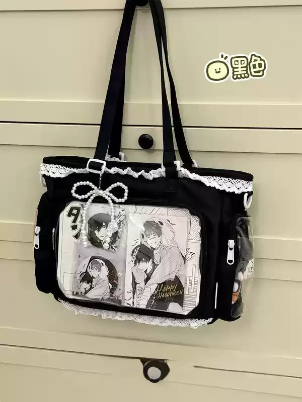 Japanese-Style Itabag Crossbody (Ballet Girl 2D Design) – Gift-Ready - AE
