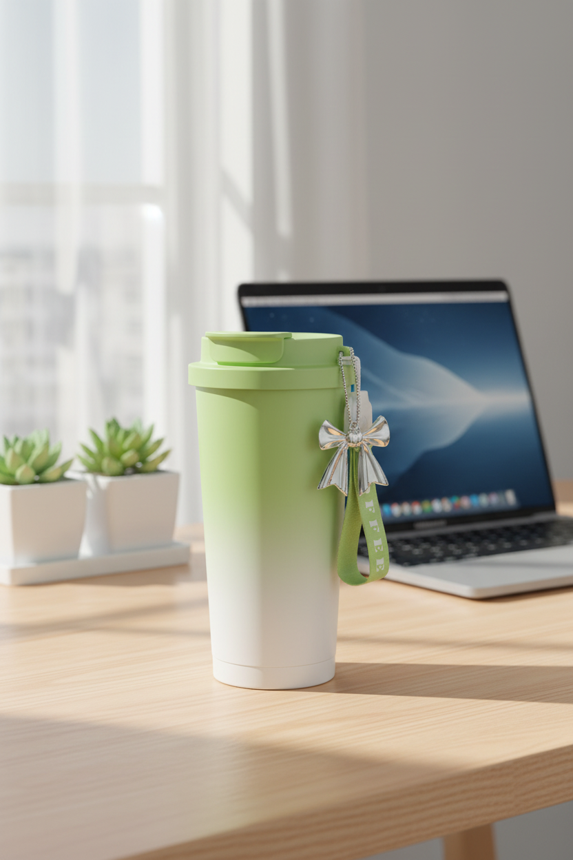 Insulated Cup on Office Desk