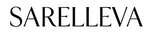 SARELLEVA logo in black Mango font
